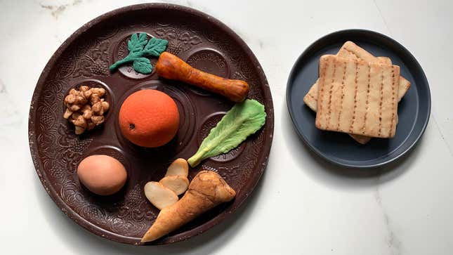 Image for article titled Improve your pandemic Passover with a candy seder plate