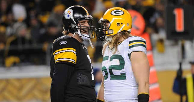 Image for article titled Great Moments In The Histories Of The Steelers and Packers