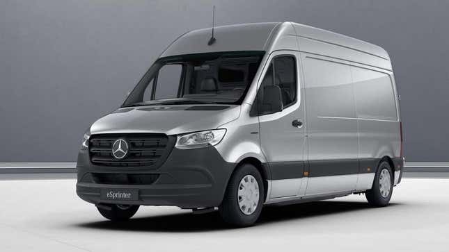Image for article titled Here&#39;s Why Mercedes-Benz&#39;s New £50,000 Electric Van Still Has Less Than 100 Miles Of Range