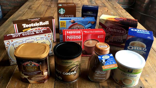 Image for article titled The great store-bought hot cocoa mix taste test