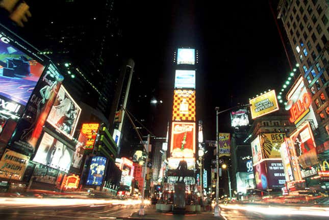 People travel hundreds of miles to gape unblinkingly at the rectangles of the big city.