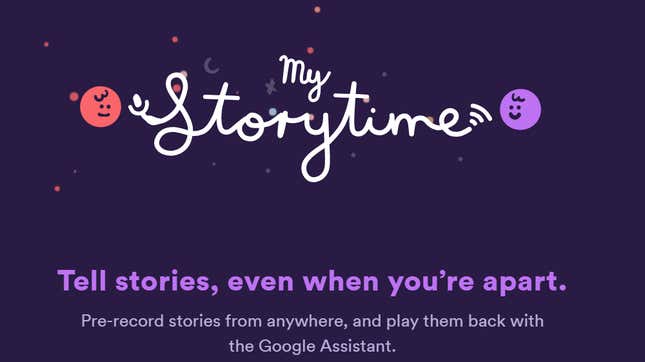 Image for article titled Record and Share Bedtime Stories for Your Kid Using Google Home