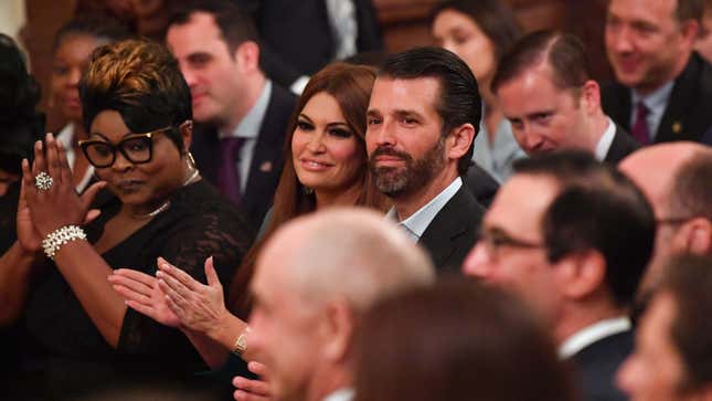 Image for article titled I Have a Theory For Why Donald Trump Jr. Sits Like a Monster in Repose