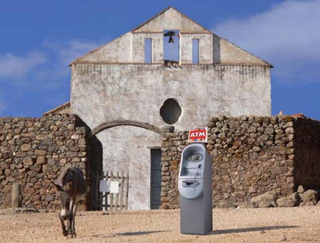 Image for article titled ATM Flees To Mexico With $50,000