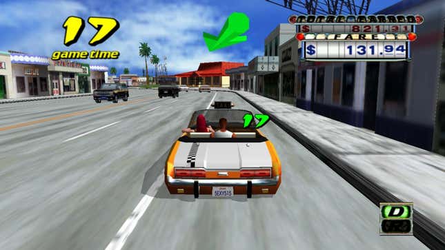 Image for article titled The original Crazy Taxi is a lost time capsule of the year 2000