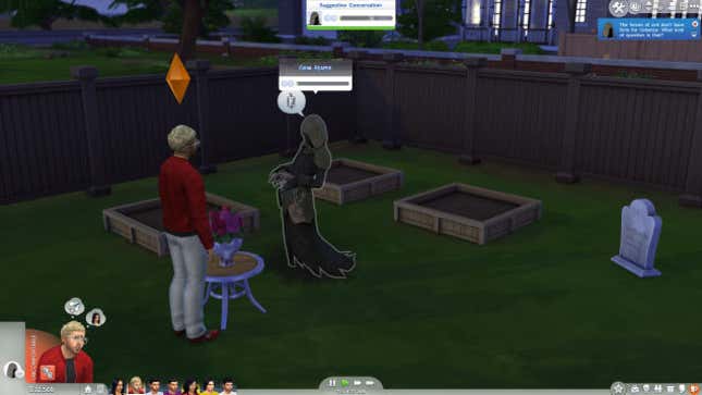 Obrázek pro článek s názvem Mé snahy svádět ponuré reaper v The Sims 4