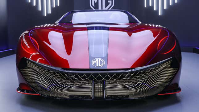 Image for article titled The MG Cyberster Concept Is Mostly About Its Grille