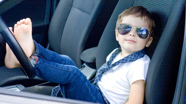 Image for article titled When Can Kids Ride in the Front Seat of the Car?