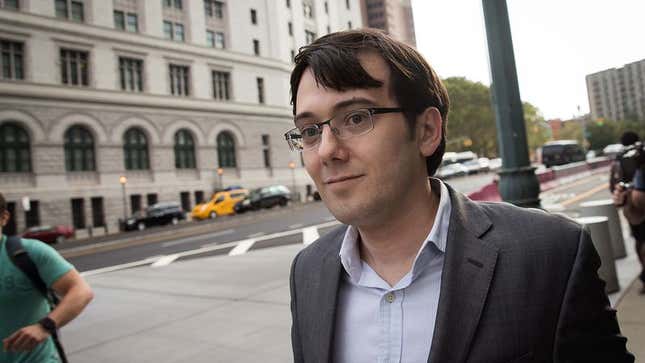 Image for article titled Martin Shkreli Faces Rough Stay In Prison System Where Inmates Who Funded Hair Theft Are Lowest Caste