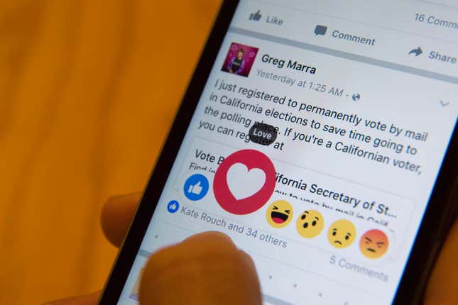 Image for article titled Facebook&#39;s Considering Ditching the Like Count