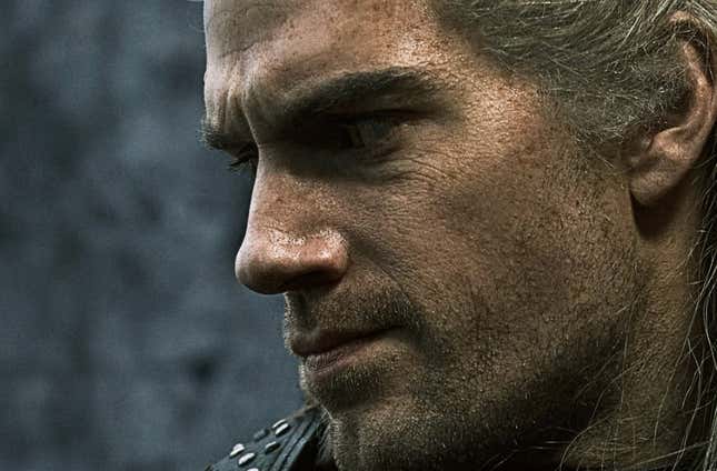 Henry Cavill as Geralt.