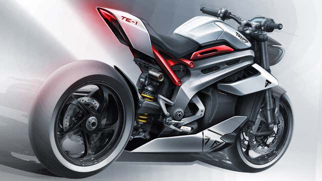 Image for article titled Triumph Wants To Build The Meanest EV Bike Yet