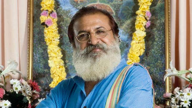 Worried angels say that God now spends the majority of His days burning incense and dabbing various root extracts He purchased from the Rishi (pictured) on His body’s “aura nodes.”