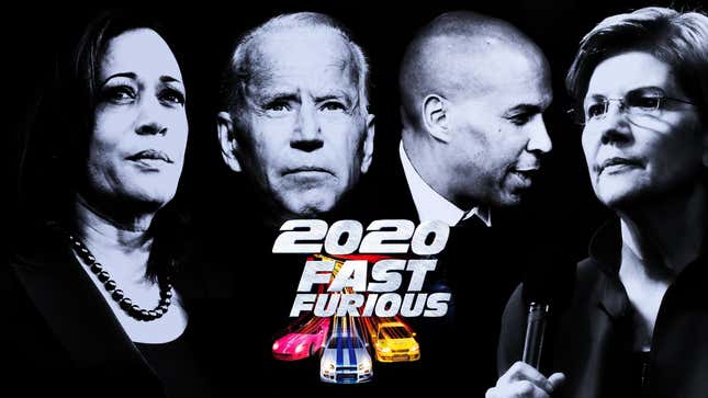 Image for article titled Who All the 2020 Democrats Are as Fast and the Furious Characters