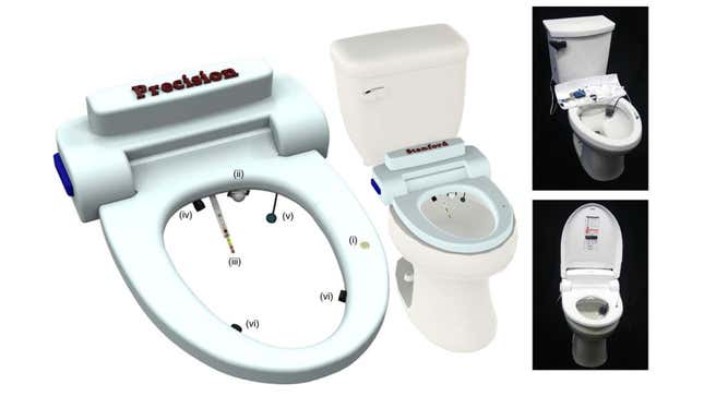 The system is modular, allowing it to be fitted on standard toilets. 