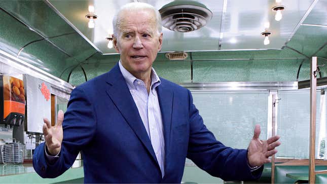 Image for article titled Biden Confident After Spending Super Tuesday Stumping Across Iowa