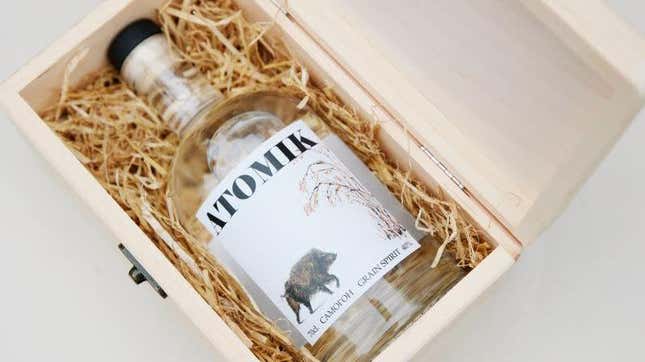 Image for article titled This Bottle of Vodka Was Made From Grain Grown Inside the Chernobyl Exclusion Zone
