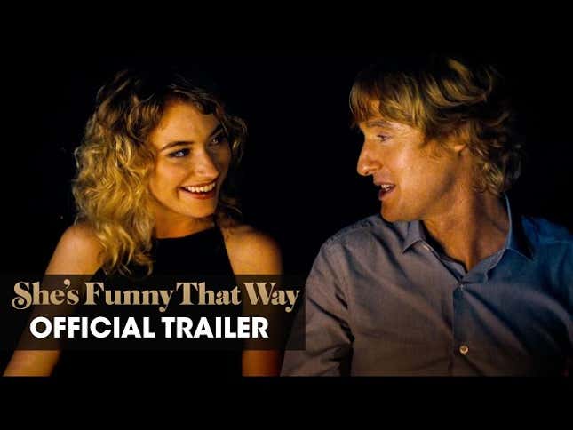 The <i>She’s Funny That Way</i> trailer teases a zany love pentagon