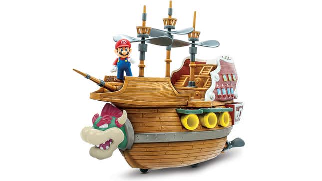 Image for article titled Jakks&#39; Super Mario Bowser Airship Is The Toy Boat I&#39;ve Always Wanted