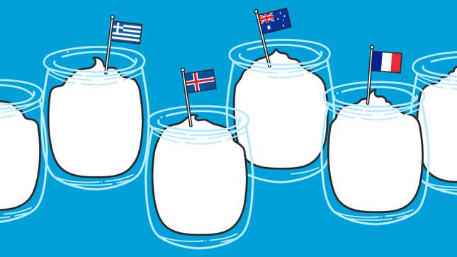 Image for article titled What&#39;s the difference between all those international yogurts?