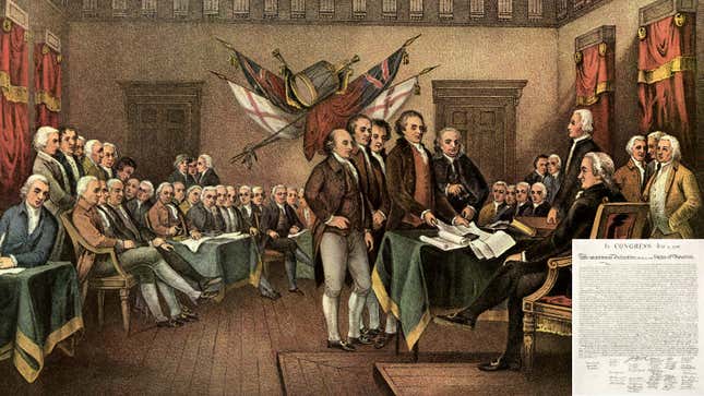 Image for article titled Historians Discover Declaration Of Independence Originally Intended As Outlet For Founders To Vent Privately