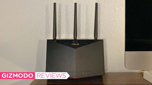 Image for article titled The Asus RT-AX86U Is a Wi-Fi 6 Router That Doesn&#39;t Sacrifice Looks for Power