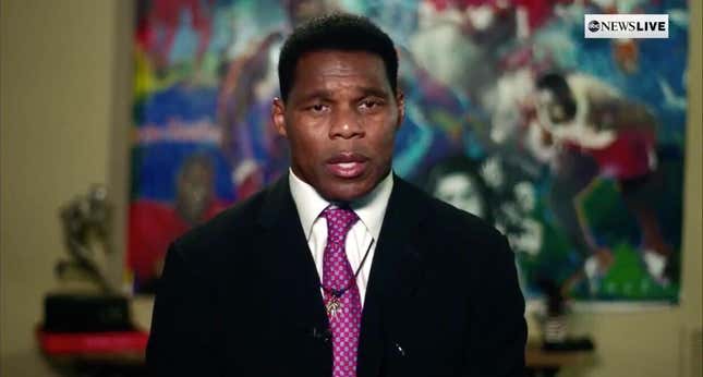 Herschel Walker laid out all the reasons racist Donald Trump couldn’t possibly be racist.