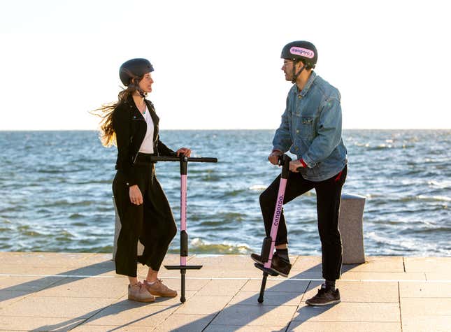 Image for article titled Pogo Stick Sharing Micro Mobility Startup Cangoroo Is Truly Beyond the Pale
