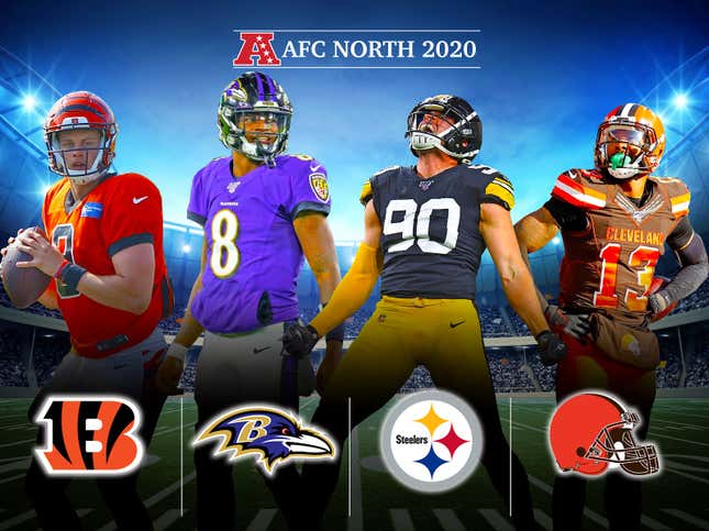 Image for article titled The Deadspin 2020 NFL Previews, AFC North: Young Guns and Scumbag Ben