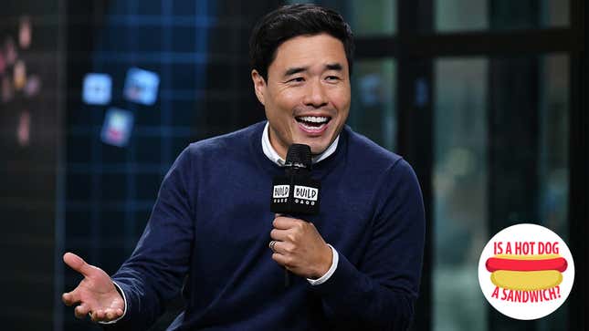 Image for article titled Hey Randall Park, is a hot dog a sandwich?
