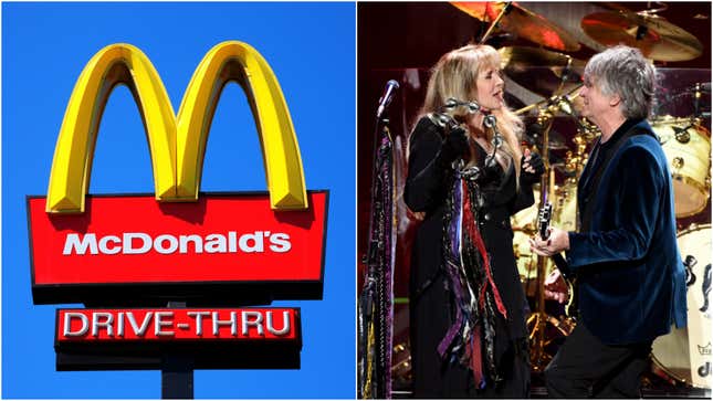 Image for article titled Fleetwood McDonald’s workers got to meet Fleetwood Mac