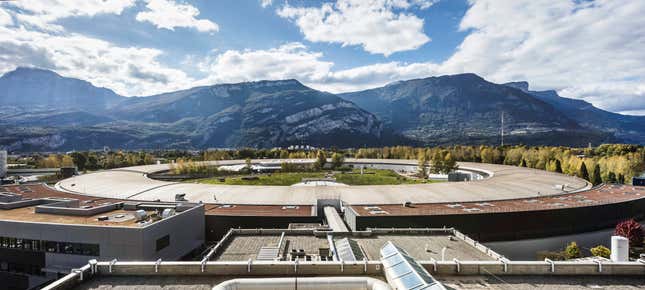 The European Synchrotron Radiation Facility in Grenoble, France.