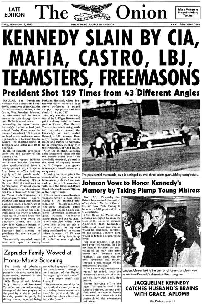 Image for article titled November 22, 1963