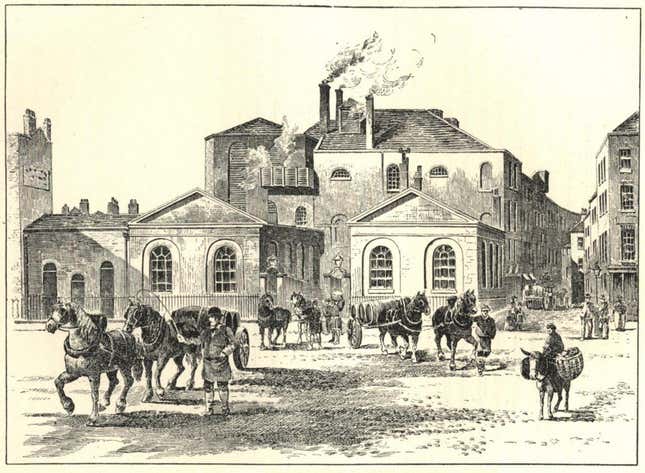 La cervecería Horse Shoe (1800)