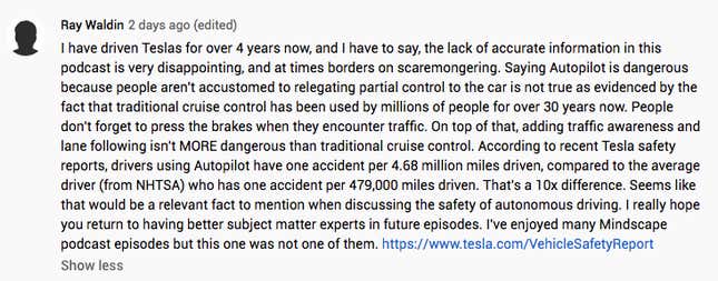 Image for article titled Listen To A Bunch Of People Much Smarter Than Me Agree That Level 2 Automation Kinda Sucks