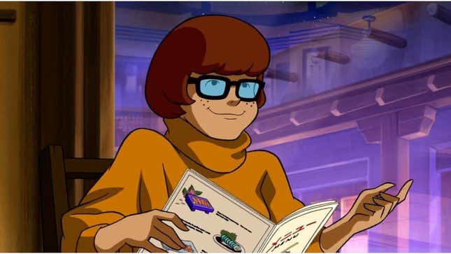 Velma, in a rare moment of not pulling a rubber mask off someone’s head.