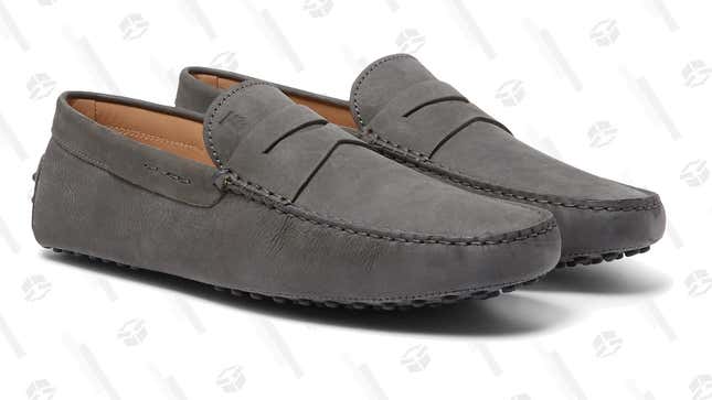 Tod’s Gommino Suede Driving Shoe, $445