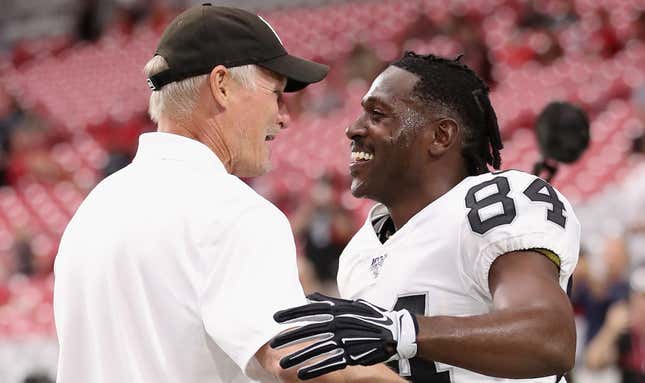 Image for article titled Report: Antonio Brown Cussed At Mike Mayock, Accurately Called Him &quot;Cracker,&quot; Apologized In Front Of Team [Update]