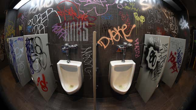Image for article titled The Worst Thing You&#39;ve Seen in a Public Restroom