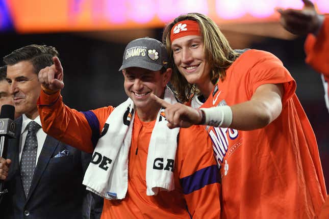 Trevor Lawrence has tested positive for COVID-19 and will miss a minimum of 10 days for Dabo Swinney’s Clemson team.
