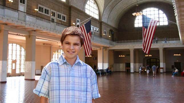 Image for article titled Child Visiting Ellis Island Sees Where Grandparents Once Toured