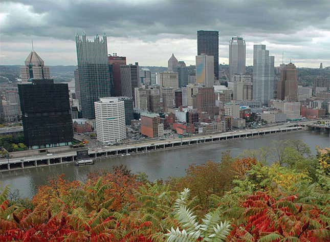 Pittsburgh, a prime target of the undead.