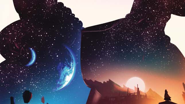 Crop of the cover for Everina Maxwell’s debut space opera, Winter’s Orbit. Read on for her guest post with tips on “sci-fi worldbuilding from your day job.”