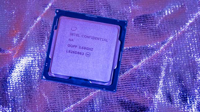 Image for article titled Intel's 5GHz i9 Processor Is Incredible for Hype and Pretty Good for Computing, Too