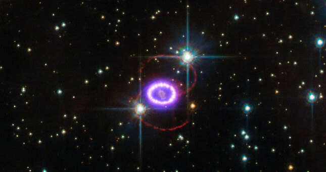 SN 1987A
Imagen: X-ray: NASA/CXC/PSU/S.Park &amp; D.Burrows.; Optical: NASA/STScI/CfA/P.Challis
