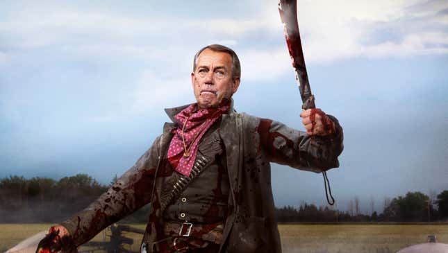Image for article titled John Boehner Beheads Juarez Cartel Member Who Dared Muscle In On His Legal Weed Turf