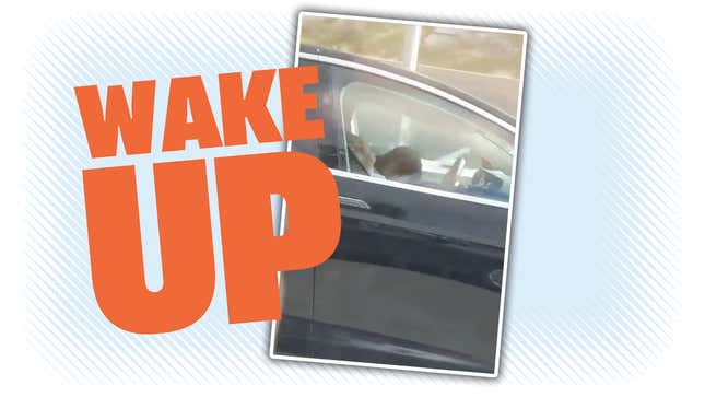 Image for article titled For The Last Time: You Cannot Use Tesla's Autopilot For Naptime