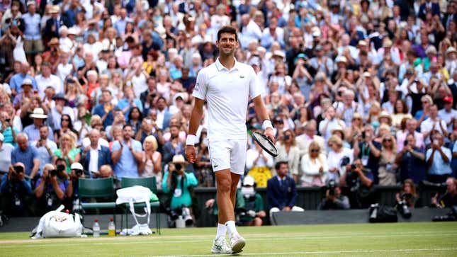 Image for article titled Novak Djokovic Outlasts Roger Federer In Five-Set Marathon To Repeat As Wimbledon Champion