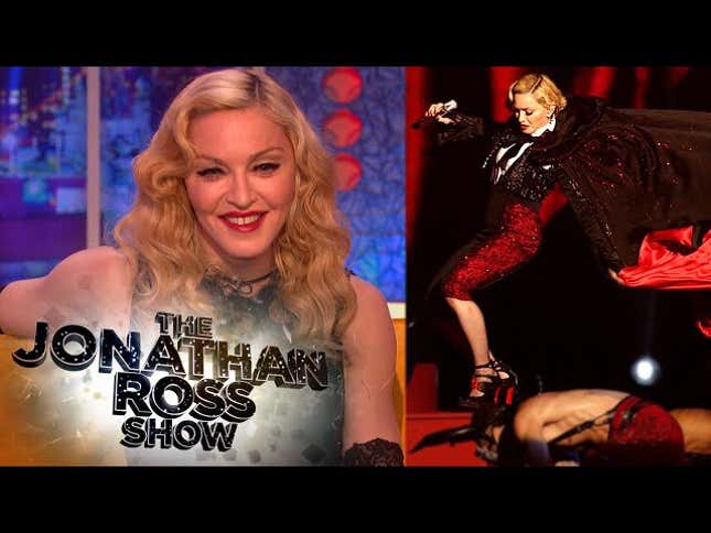Madonna on Fall: "I Didn't Hurt My Butt, I Hurt My Head"