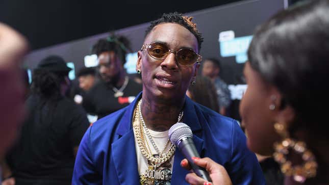 Soulja Boy attends the 2019 BET Social Awards at Tyler Perry Studio on March 3, 2019.